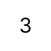 Number 3 symbol marking storage unit or wayfinding signage at Bloomsbury Self Storage in Central London.